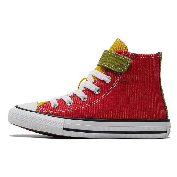 

Converse Детские парусиновые кеды Chuck Taylor All Star High Top Детские кроссовки Синие Красные A03583C 35