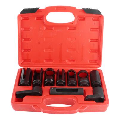 10Pcs Oxygen Sensor Socket Removal Set Diesel Injection Sleeve Wrench Kit Fit for Benz