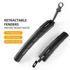 ROCKBROS FK-810 1 Par Guardabarros Delantero y Trasero Ajustables para MTB Guardabarros Retráctil para Bicicleta