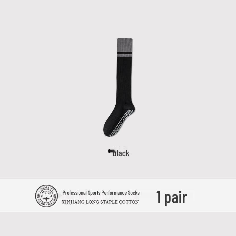 Women's Non-Slip Calf Compression Socks for Running & Yoga with Gel Dots