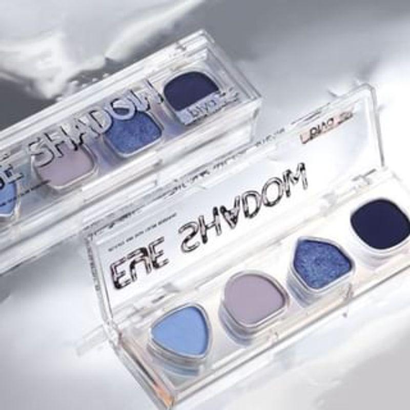 biya - Cyberpunk Eyeshadow Palette - 4 Types 101# Smoked Cold Ash - 4g