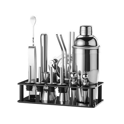 Ming Ling 19-Piece Stainless Steel Cocktail Shaker Set 550ML