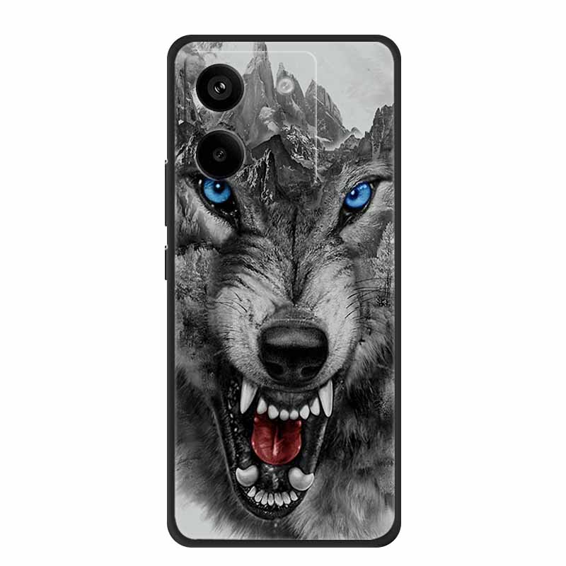 For Xiaomi Poco M7 Pro 5G Case Animals Soft Silicone TPU Phone Cases Back Cover for PocoM7 Pro Protective Shockproof Cats Fundas
