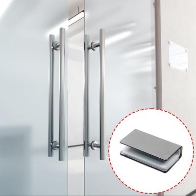 Pinces de fixation magnétiques 8 pièces Loquets de porte en verre sans cadre Clip d'armoire réglable pour installation d'épaisseur 3 6 mm