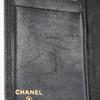 Chanel COCO Mark Name Card Holder Card Case Black Caviar Skin Women Used