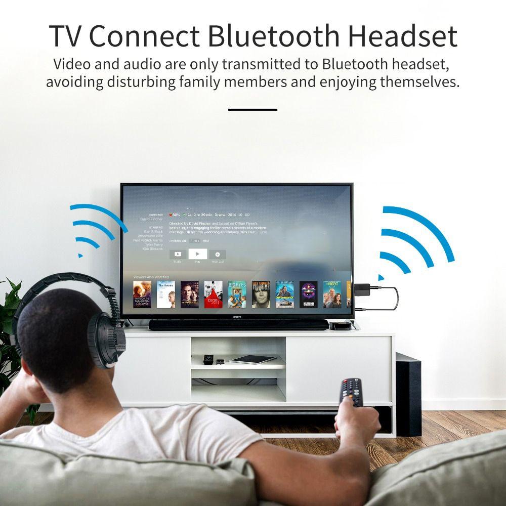 Stereo Wireless Dongle 3 in 1 Bluetooth 5.0 Adapter USB Transmitter Music Audio Receiver Sound Card