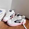 Niche Design Girl Black and Pink Little White Shoes Ins Tide 2025 Autumn New Board Shoes Versatile Casual Bread Shoes