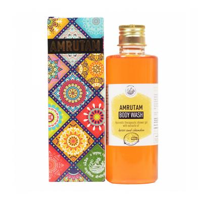 Gel Douche au Safran et Bois de Santal (200 ml), Gel douche Kesar et Chandan