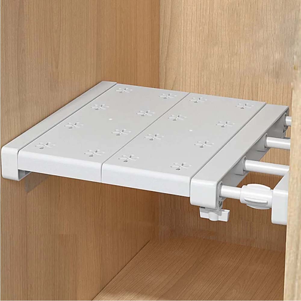 

1 шт. Выдвижные разделители для шкафа Разделитель для шкафа Слой Полка Подходят для перегородок для хранения в шкафу общежития белый