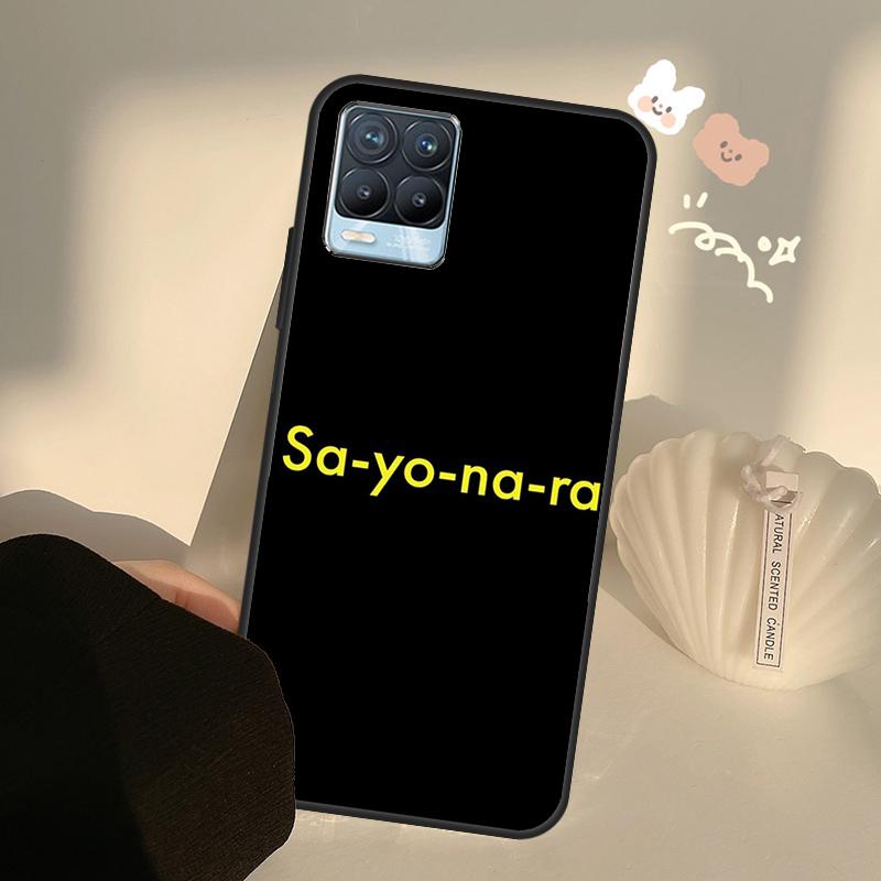Banana Fish Sayonara Case For Realme C63 C61 C55 C51 C53 C25 C65 C67 C71 C75 11 12 13 14 15 Pro Plus GT6 GT7 Pro