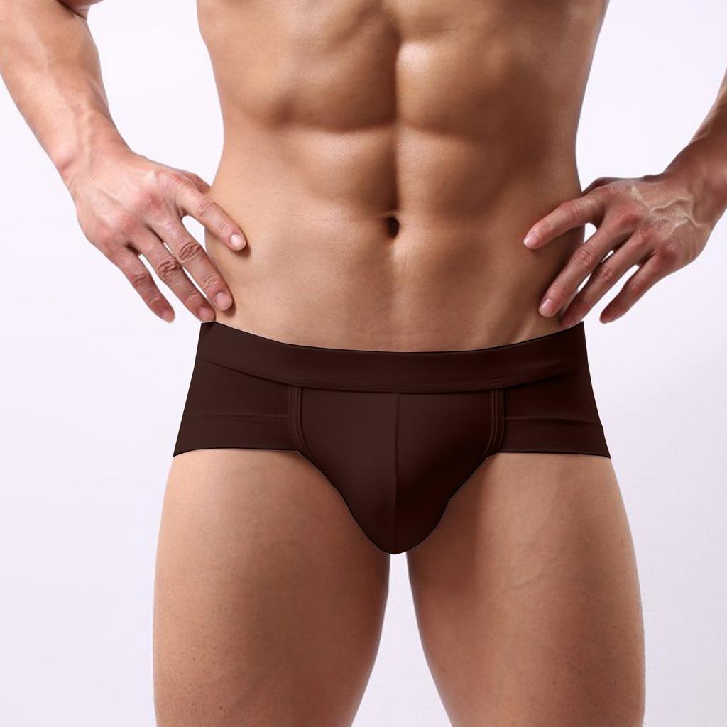 Men's Underwear,briefs, Men's U-shaped Bags, Anti-clogging, Low Waist, Solid Color