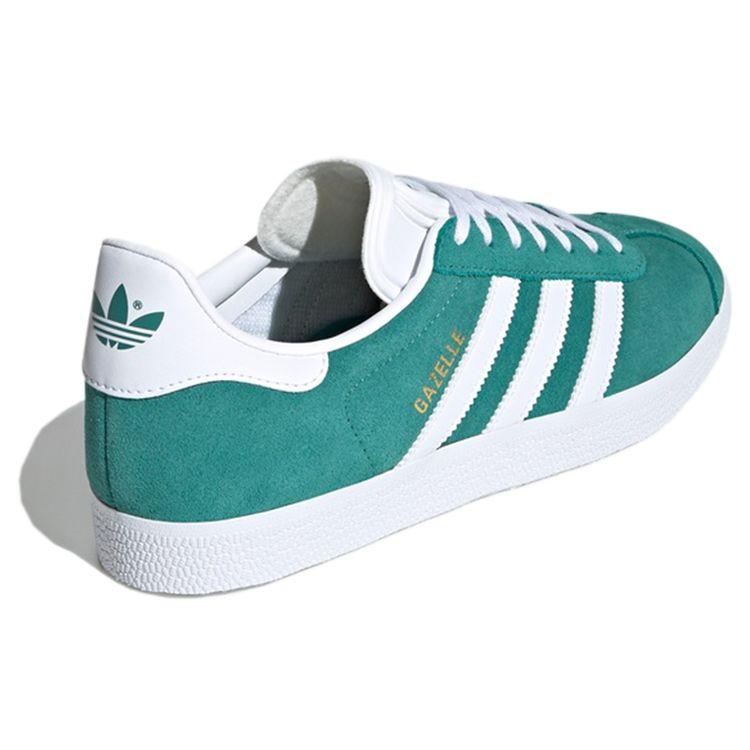 Adidas Originals Gazelle Series Suede Low-Top Sneakers Unisex Sneakers Green White FU9672