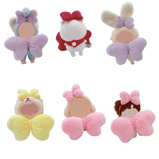 Doll Clothes Set for 17cm Doll Handmade Bowknot Outfit Doll Replacement Costume Sets Cute Gift for Collectors