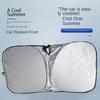 Car Sunshade Front Windshield Heat Insulation Umbrella Sun Protection Car Sunshade Car Sun Protection Retractable Car Sunshade