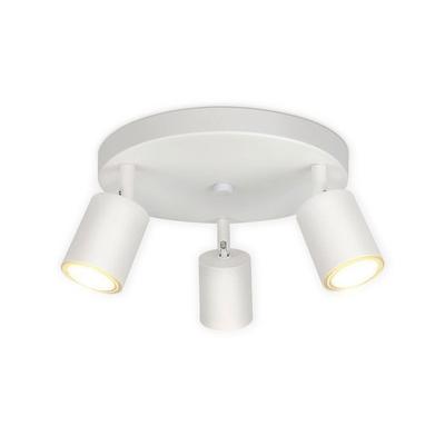 Ceiling Light - NETTLIFE - 3 Spotlights - GU10 - White - Metal