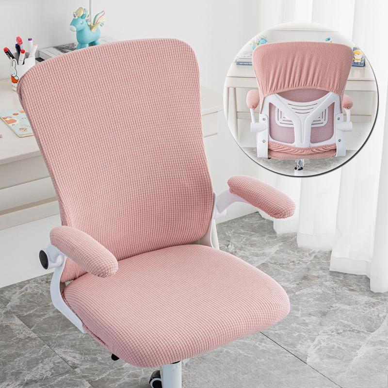 Large Backrest Multi-Fit Office Chair Covers Ergonomic Seat Protectors Breathable Durable Covers For Home Computer Desk Chairs