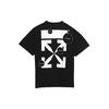 Cut Here Over Tee Black/White Men Tops OMAA038F20FAB0081001