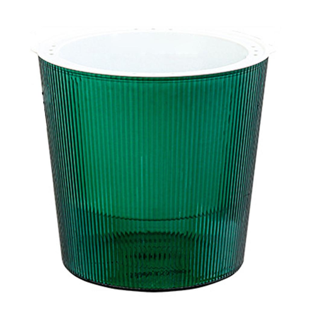 Self Absorbent Resin Flowerpot Imitation Glass Texture Transparent Flowerpot For Plants Spring Water Absorbing Seedling Pot