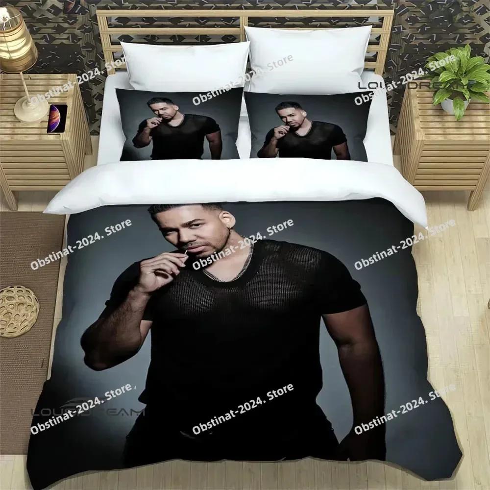 Latin Singer Romeo Santos Bedding Set Printed Bed Set With Pillowcase Bed Duvet Cover Single Double Queen King Size Luxury Gift