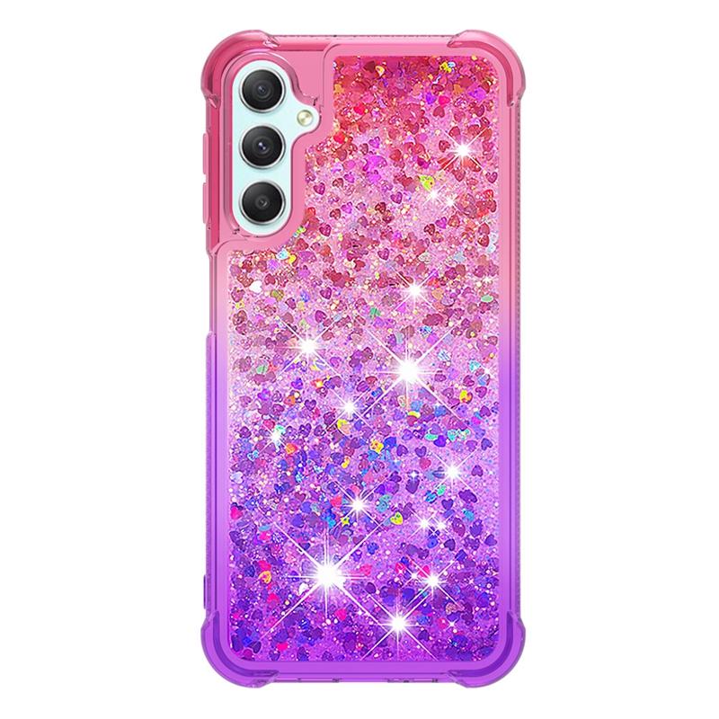 For Samsung Galaxy A54 5G SM-A546B Case Dynamic Quicksand Liqui Case for Samsung A 54 A34 A14 5G A24 A04S A04 A04E Phone Cover