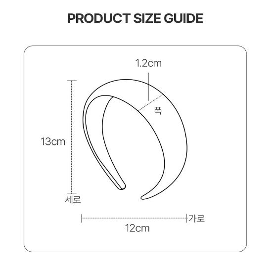 HAS HTY023 Glossy slim blue hairband