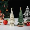 Resin Christmas Tree Decorations Desktop Holiday Ornaments for Home Office and Window Display