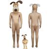 Wallace And Gromit Inspired Super Cool Dog Cosplay Costume For Kids Unisex Sizes 110 To 190