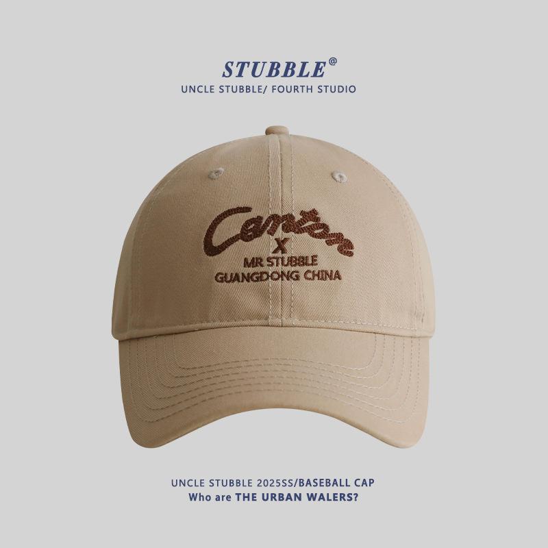 Unisex Small Duckbill Hat with Big Brim for Sun Shading Round Face Design Soft Spring Summer Baseball Cap for Men And Women