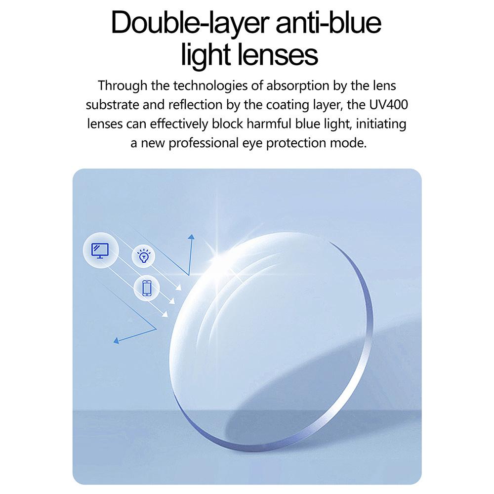 W100B Business Style AI Real-Time Translation Voice Assistant Smart Glasses Bluetooth-Compatible Fashion Eyewear