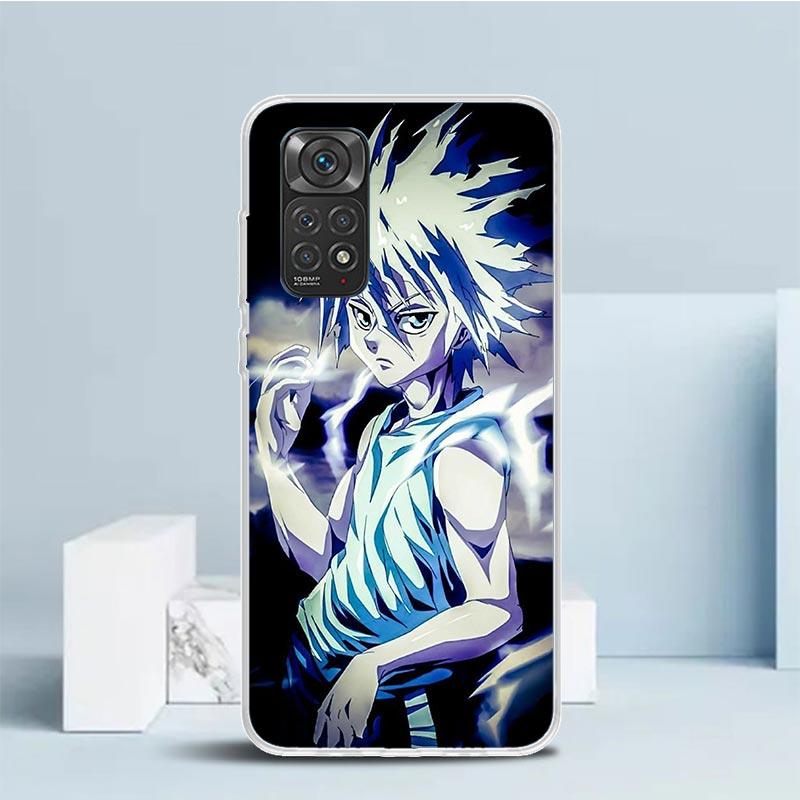 HunterX Killua Handyhülle Für Xiaomi Redmi Note 15 14 14S 13 12S 12 Pro Plus 11S 11 11T 11E 10S 10 + Weiche TPU-Rückseite Redmi N