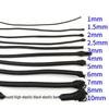 High Elastic Round Black Bungee Cord