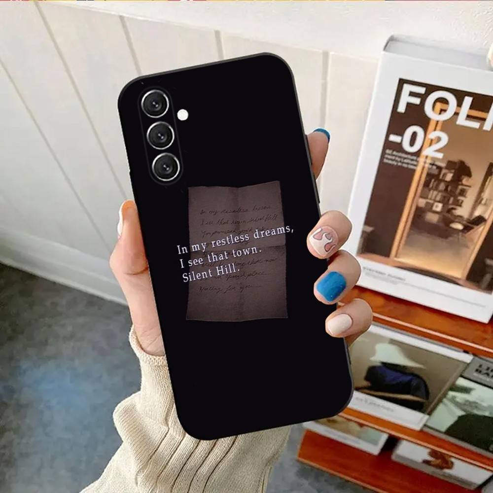 Horror Games Silent Hill Phone Case Phone Case For Samsung Galaxy A13,A21s,A22,A31,A32,A52,A53,A71,A80, Soft Black Shell