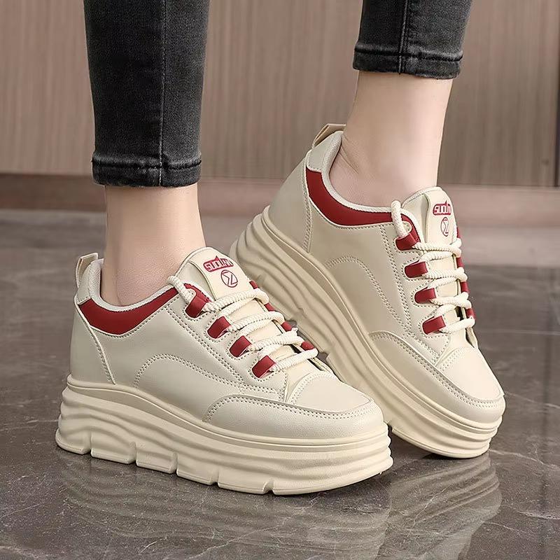 Fashion 2025 Women Shoes Spring Hot Sale Breathable All-match Platform Casual Sneakers Girl Student Flats Board Shoe Mujer Fast Shipping