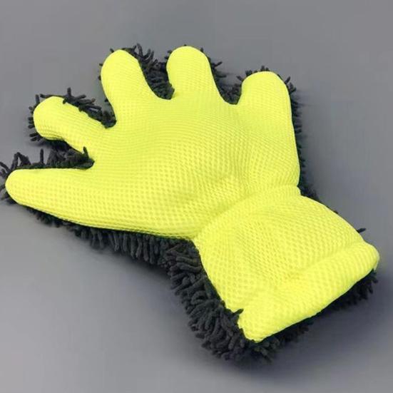 1Pc Chenille Car Wash Free Soft Wash Mitt Machine Microfiber Car Glove Scratch Washable Car Wash