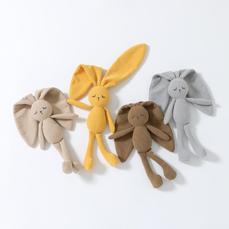 Baby Comforting Rabbit Plush Toy With Pp Cotton For Newborns