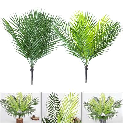Artificial Palm Tree Tropical Plants Branches Artificial Decor Flowers