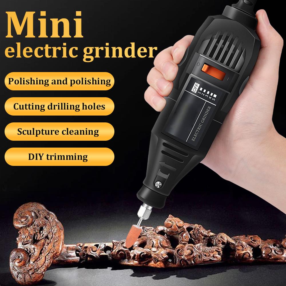 Handheld Polishing Machine Wood Carving Jade Polishing and Sanding Machine Engraving Machine Precision Hand Tools Electric Drill