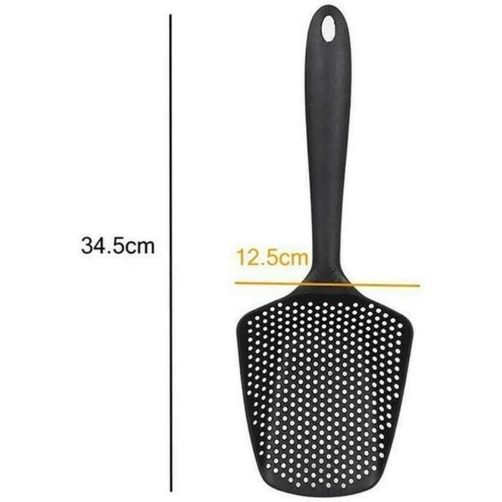 Skimmer Spoon with Long Handle for Cooking and Frying Wire Pasta Strainer Spoon for Kitchen Frying Food Pasta Kitchen Utensils