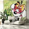 Diddl Custom Name Wall Tapestry Aesthetic Wall Hanging Printed Fabric Blanket Decorative Tapestries for Bedroom Living Room Home Decor
