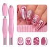 Ferramenta Magnética para Unhas 3 em 1 Coração de Amor 3D Olho de Gato Ímã de Unha Linha Dupla Padrão Lua Cobra Bastão Magnético Francês Unha UV Manicure