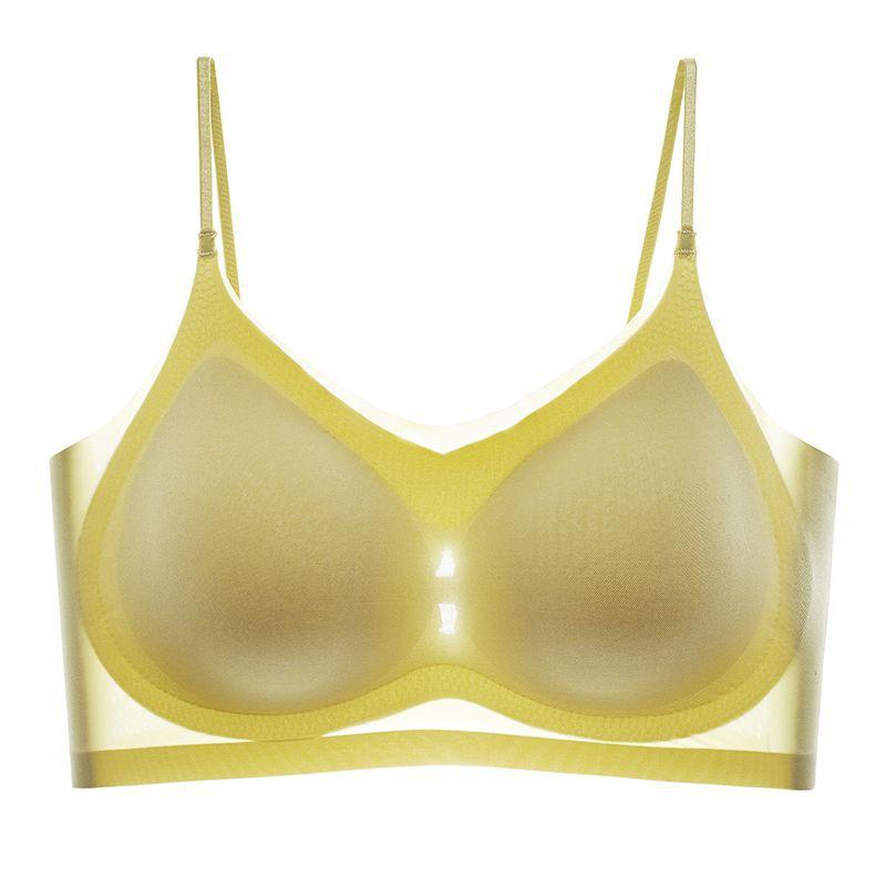 Women V Neck Wireless Comfort Bra With Breathable Fabric