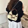 Korean version bow polka dot bag women's new fashionable foreign style chain bag small fresh mini messenger bag