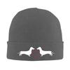 Dachshund Pattern Art Warm Knitted Cap Fashion Bonnet Hat Autumn Winter Outdoor Beanies Hats for Unisex Adult