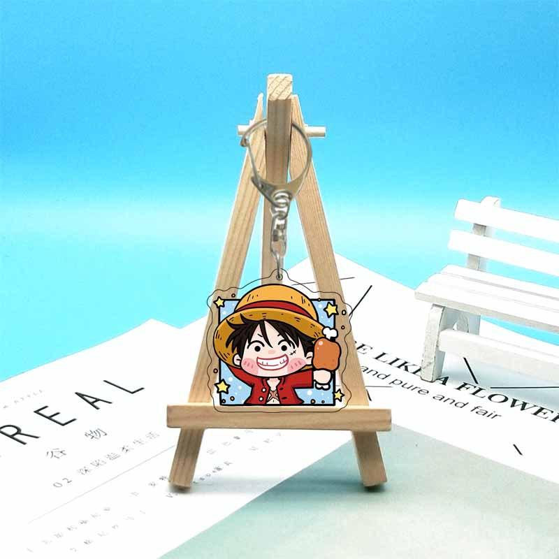 One Piece Luffy, Chopper, Law, Zoro, Ace, Sanji, Sabo Acrylic Keychain
