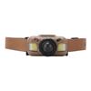 Mini Headlamp Type C USB Rechargeable Brown IPX4 Waterproof Lightweight Portable Headlight for Camping