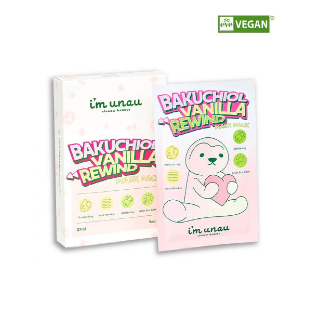 IMUnau I M Unau бакучиол ваниль rewind Маска-патч 27 мл 5 шт. NONE