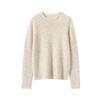 100% Cashmere Women's Round Neck Knit Sweater