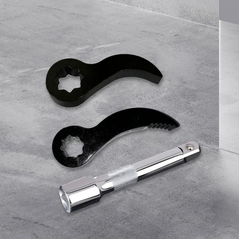 Crowbars Adapter Head Tool Adjustable Angle Head Strong Pry Bar for Ratchet Open End Wrench Heavy Duty Crowbars