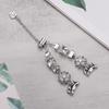 Compatible Silver White Diamond Style Chain Bracelet for Apple Watch Series 9 to 4