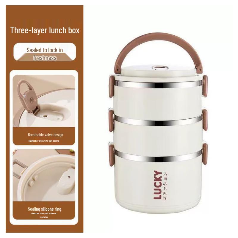 LUCKY Insulated Portable Lunch Box